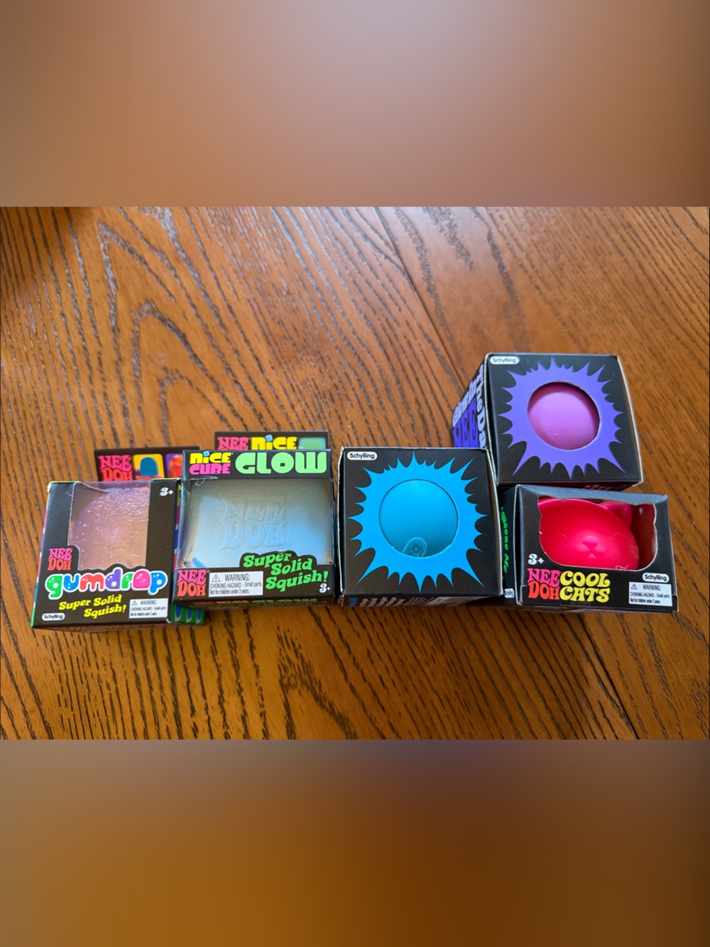 Authentic Nee Doh Set of 5
